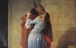 il bacio: un uomo ed una donna che si baciano