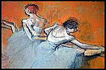 due ballerine dipinte da degas