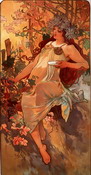 alphonse mucha autunno